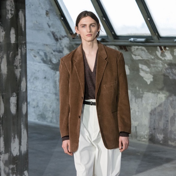 Lemaire Single Breasted Corduroy Blazer 